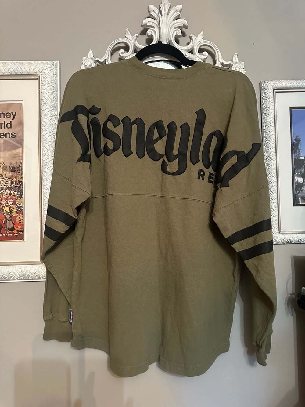 Disneyland Resort Olive Green Spirit Jersey Long Sleeve - Picture 6 of 7